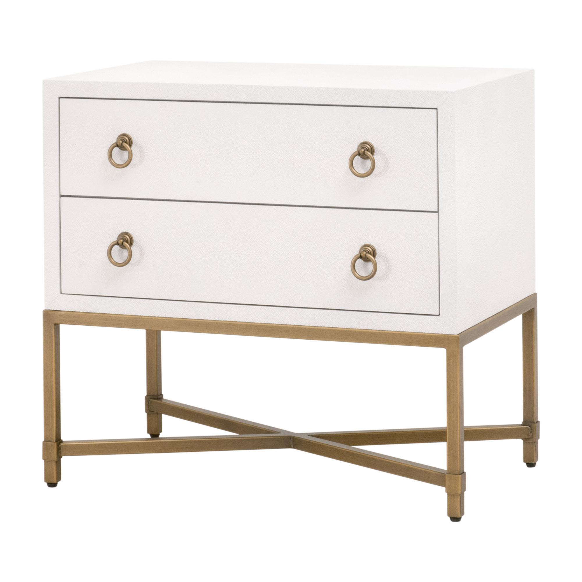Strand Shagreen 2-Drawer Nightstand | Essentials For Living